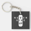 Search for never give up key rings Determination