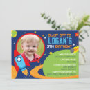 Search for space photo invitations Spaceship