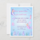 Search for mermaid birthday invitations Splash