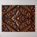 Search for tooled leather posters Rustic