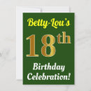 Search for 18th green invitations 18 years old