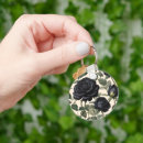 Search for black leafs key rings Beautiful