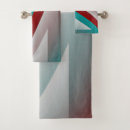Search for grey and burgundy bath towels Geometric
