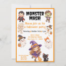 Search for monster mash invitations Cute monsters