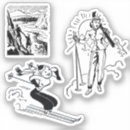 Search for vintage ski stickers Alps