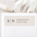 Search for cream wedding return address labels Basic