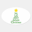 Search for christmas oval stickers Joy