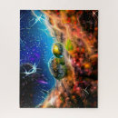 Search for galaxy puzzles Abstract