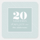 Search for modern new years stickers Typography