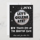 Search for disco ball seasonal invitations Black