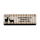 Search for deer silhouette return address labels Winter