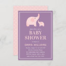 Search for purple elephant baby shower invitations Cute