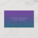 Search for ombre business cards Teal