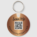 Search for qr code key rings Gold
