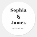 Search for typography wedding stickers Simple