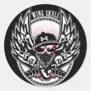 Search for skull with wings stickers Biker