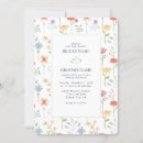 Search for chic floral invitations Wildflower