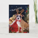 Search for boxer christmas cards Santa