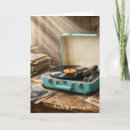Search for vintage record player cards Turntable