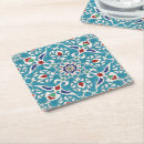 Search for green white pattern coasters Vintage