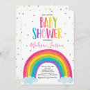 Search for bright baby pregnancy invitations Rainbow