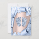 Search for blue glitter baby shower invitations For kids