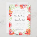 Search for red flower wedding invitations Floral