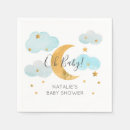 Search for moon and stars napkins Clouds