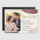 Search for gold foil save the date magnets Trendy