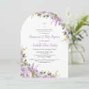 Search for lilac christening invitations Purple