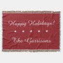 Search for holiday blankets Typography