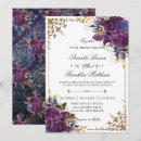 Search for black gold damask wedding invitations Baroque
