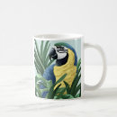 Search for blue and gold macaw mugs Tropical birds