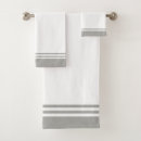 Search for gray and white stripe bath towels Striped