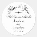 Search for names wedding stickers Chic