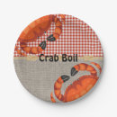 Search for crabs paper plates Red