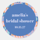 Search for blue purple stickers Bridal shower