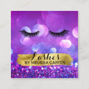 Search for lash extensions business cards Cosmetologist