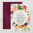 Search for watercolor burgundy floral invitations Greenery