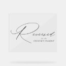 Search for reserved tabletop signs Modern