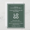 Search for green logo invitations Company event
