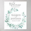 Search for greenery welcome wedding signs Green foliage
