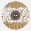 Search for brown lace stickers Burlap