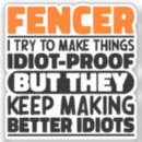 Search for fencer stickers Fencing
