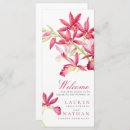 Search for orchid wedding programmes White