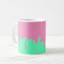 Search for pink and mint mugs Simple