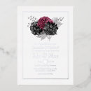 Search for maroon and black wedding invitations Burgundy