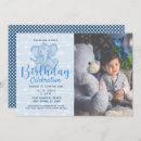 Search for light blue and white invitations Boy