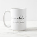 Search for maid of honor mugs Modern