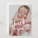 Search for birth announcement thank you cards Typography